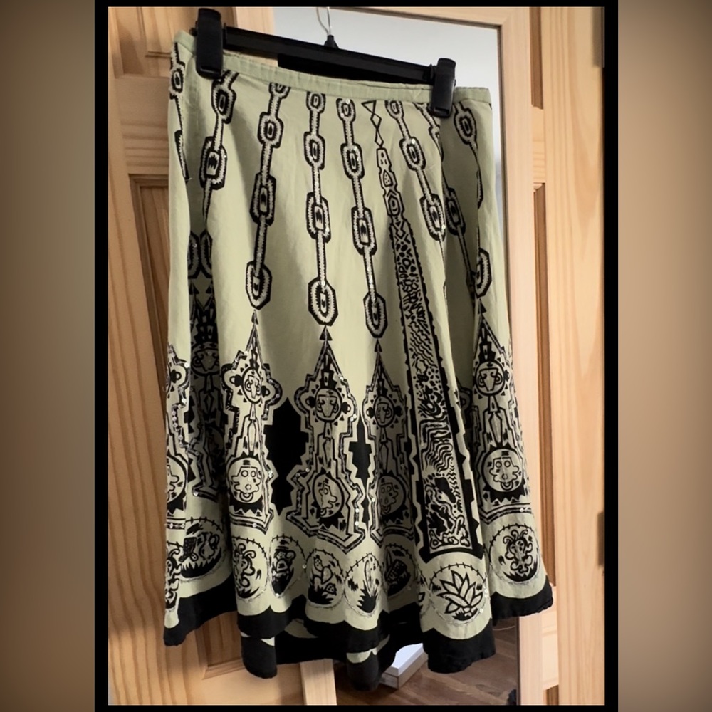 ONE OF A KIND - SAGE GREEN- Skirt made in INDIA